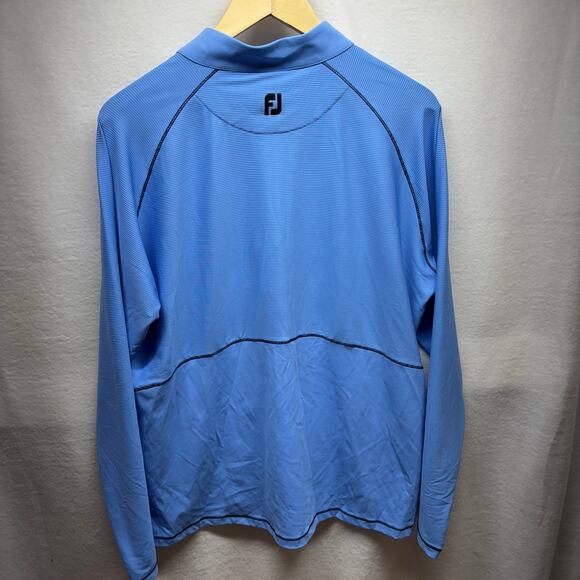 FootJoy 1/4 Zip Golf Pullover - Blue - Men's XL - Picture 7 of 7